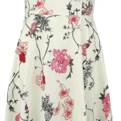 "Peacock Rose Dress" Mittellanges Kleid Multicolor Von Banned Retro