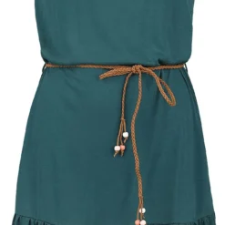 "THIME" Mittellanges Kleid Dunkelgrün Von Ragwear