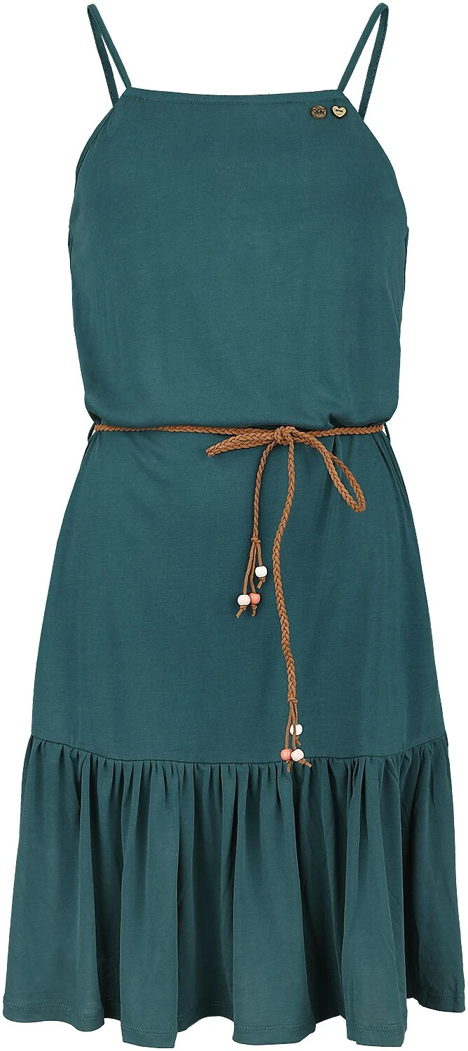 "THIME" Mittellanges Kleid Dunkelgrün Von Ragwear 3 "THIME" Mittellanges Kleid Dunkelgrün Von Ragwear