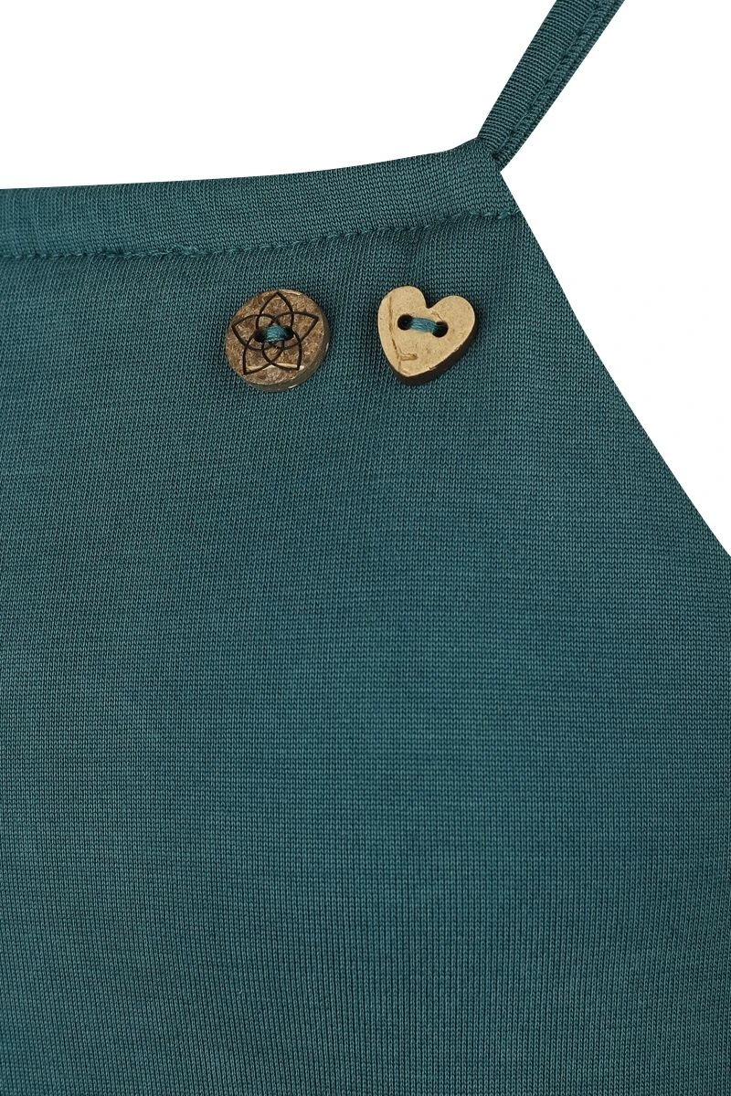 "THIME" Mittellanges Kleid Dunkelgrün Von Ragwear 7 "THIME" Mittellanges Kleid Dunkelgrün Von Ragwear – Bild 5