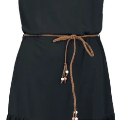 "THIME" Mittellanges Kleid Schwarz Von Ragwear