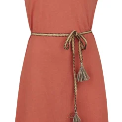 "MANNDY DRESS ORGANIC" Mittellanges Kleid Braun Von Ragwear