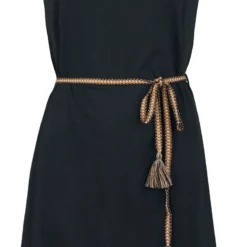 "MANNDY DRESS ORGANIC" Mittellanges Kleid Schwarz Von Ragwear