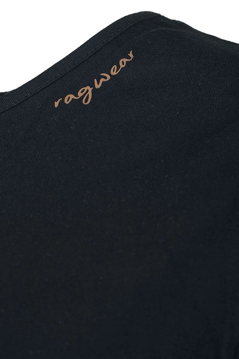 "MANNDY DRESS ORGANIC" Mittellanges Kleid Schwarz Von Ragwear 6 "MANNDY DRESS ORGANIC" Mittellanges Kleid Schwarz Von Ragwear – Bild 4