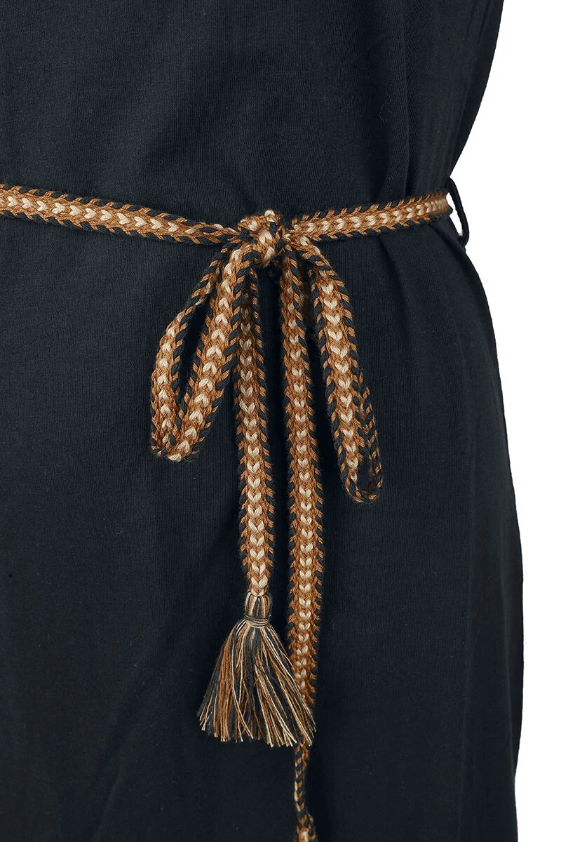 "MANNDY DRESS ORGANIC" Mittellanges Kleid Schwarz Von Ragwear 7 "MANNDY DRESS ORGANIC" Mittellanges Kleid Schwarz Von Ragwear – Bild 5