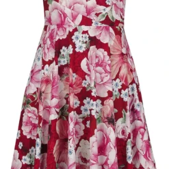 "Feanr Floral Swing Dress" Mittellanges Kleid Multicolor Von H&R London