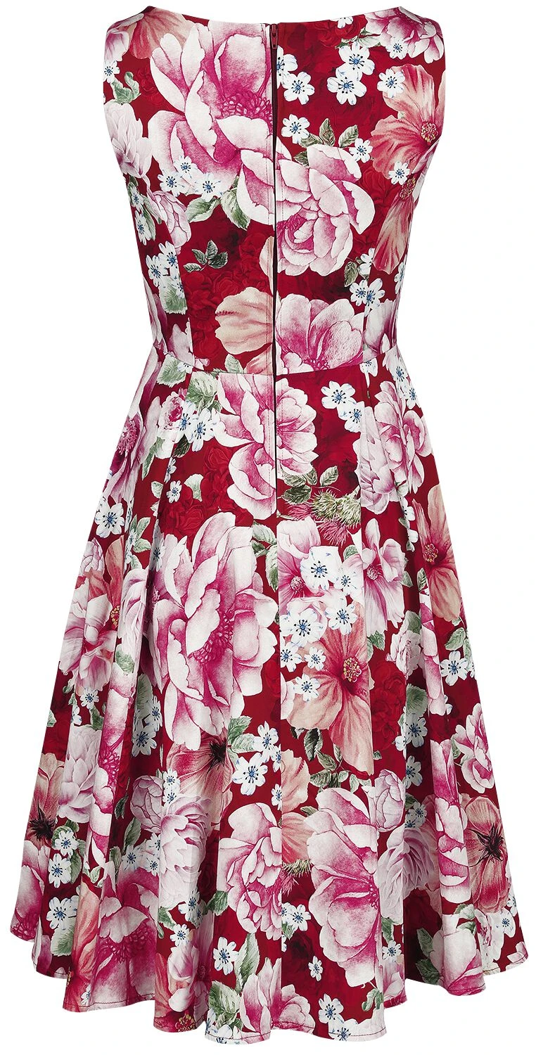 "Feanr Floral Swing Dress" Mittellanges Kleid Multicolor Von H&R London 4 "Feanr Floral Swing Dress" Mittellanges Kleid Multicolor Von H&R London – Bild 2