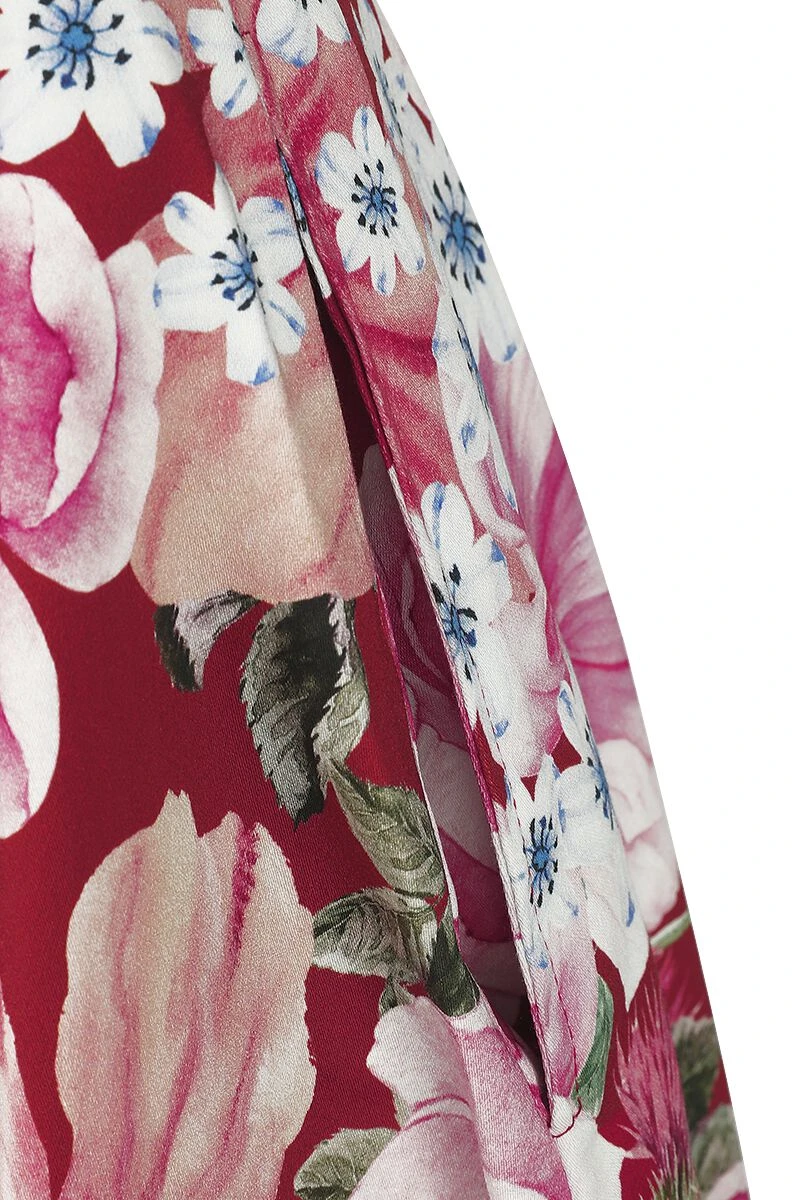 "Feanr Floral Swing Dress" Mittellanges Kleid Multicolor Von H&R London 6 "Feanr Floral Swing Dress" Mittellanges Kleid Multicolor Von H&R London – Bild 4