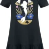 "Golden Age" Langes Kleid Schwarz Von Arielle, Die Meerjungfrau -Angebote Weib Zauber Store 545046a