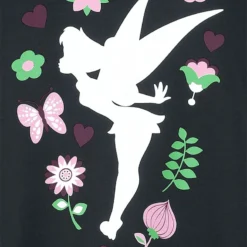 "Flower" Langes Kleid Schwarz Von Tinker Bell -Angebote Weib Zauber Store 545057d